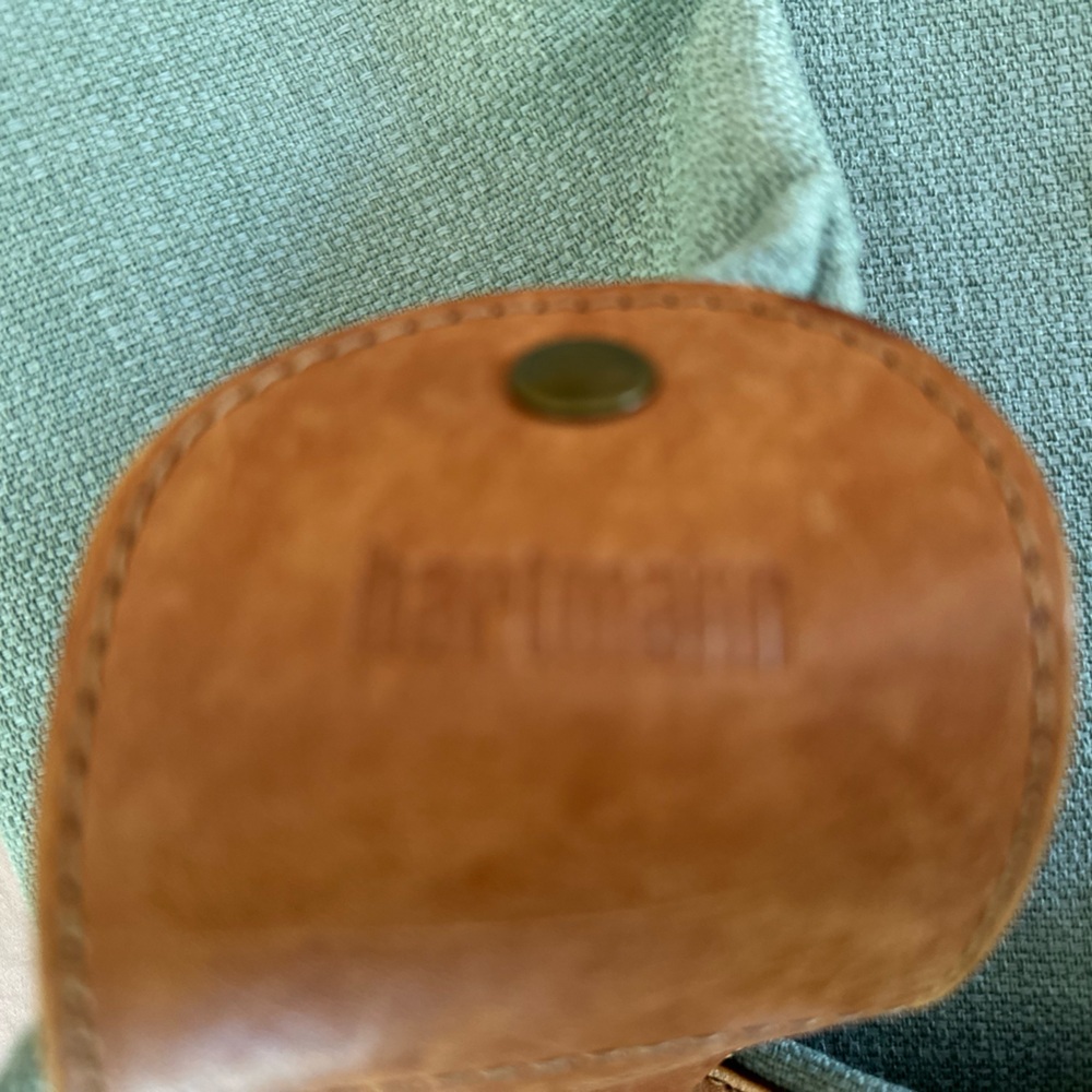 Vintage Hartmann tweed and leather tote bag - Picture 4 of 7